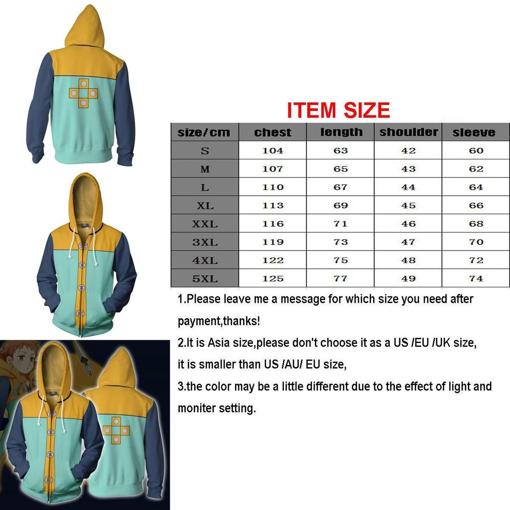 Luxurious Seven Deadly Sins Grizzly's Sin King/harlequin Hoodie For Cosplay Enthusiasts