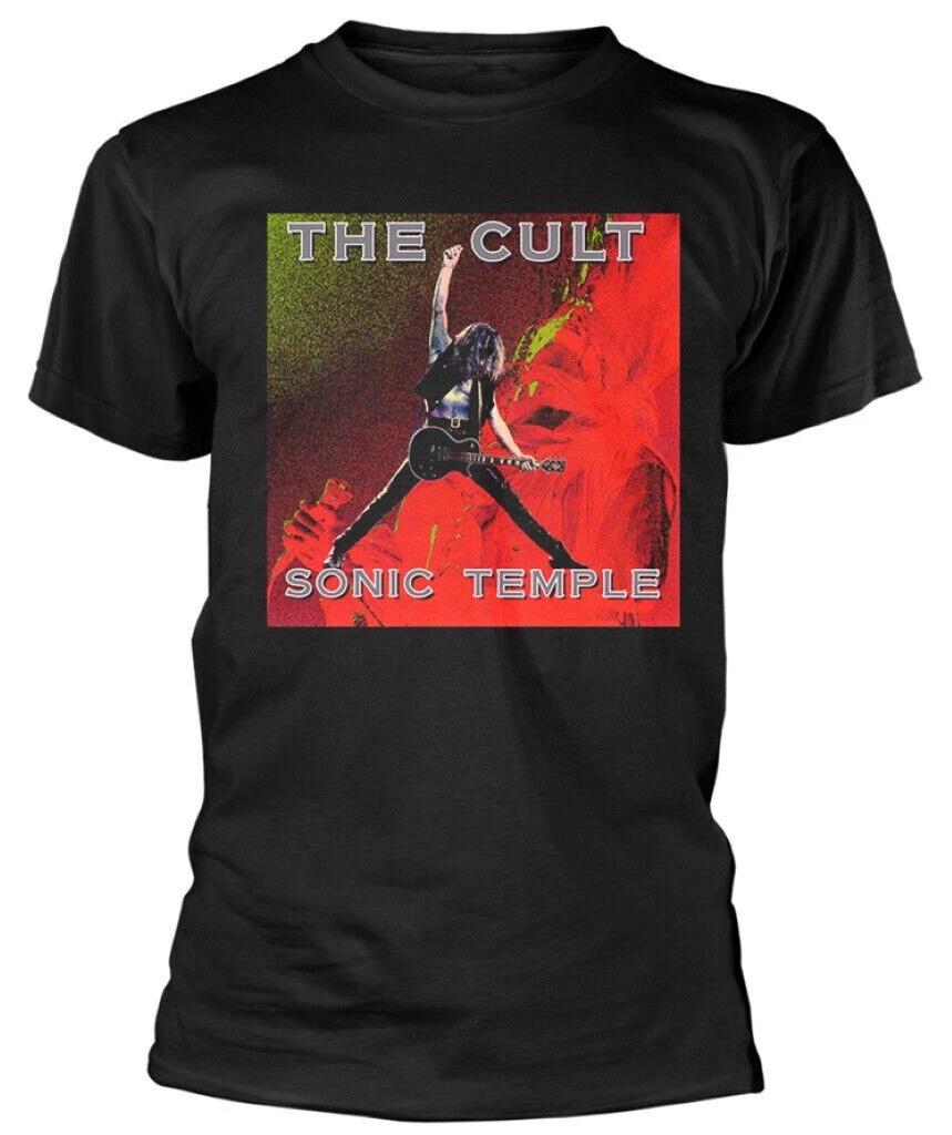 Officially licensed The Cult Sonic Temple Mens Black T Shirt The Cult Classic T