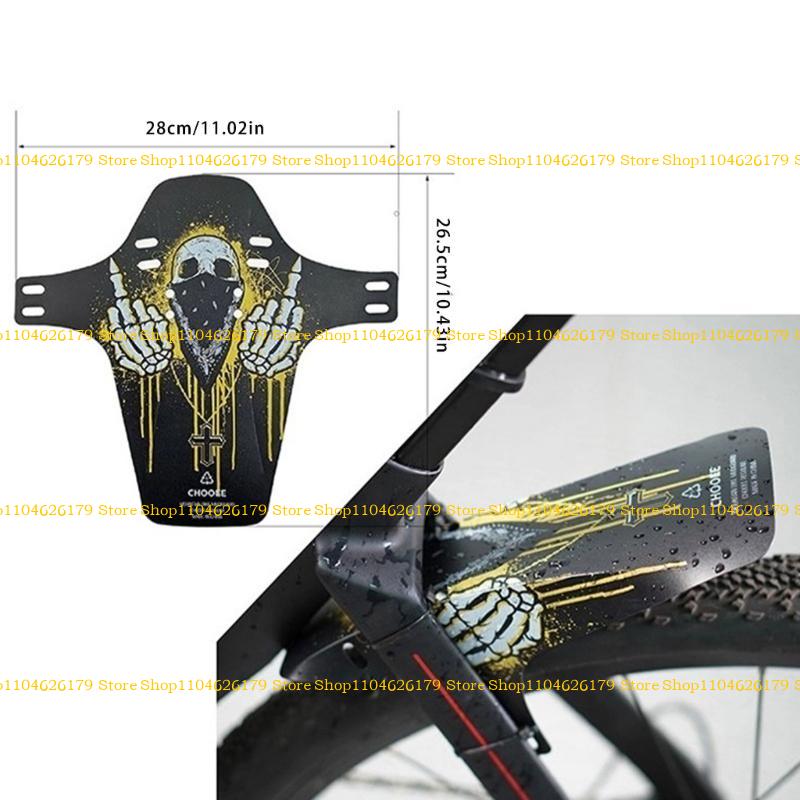 A1A2 Cycling Splashes Guards Portability Road Mountain Bike Mud Guards Mudflaps