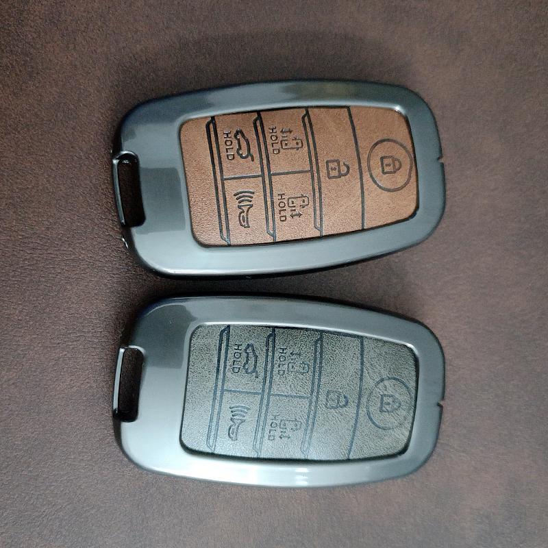 6 Button Remote Control Zinc Alloy Car Key Cover Holder for KIA Sedona Grand Carnival Sorento Shell Fob Key Case Protection Skin