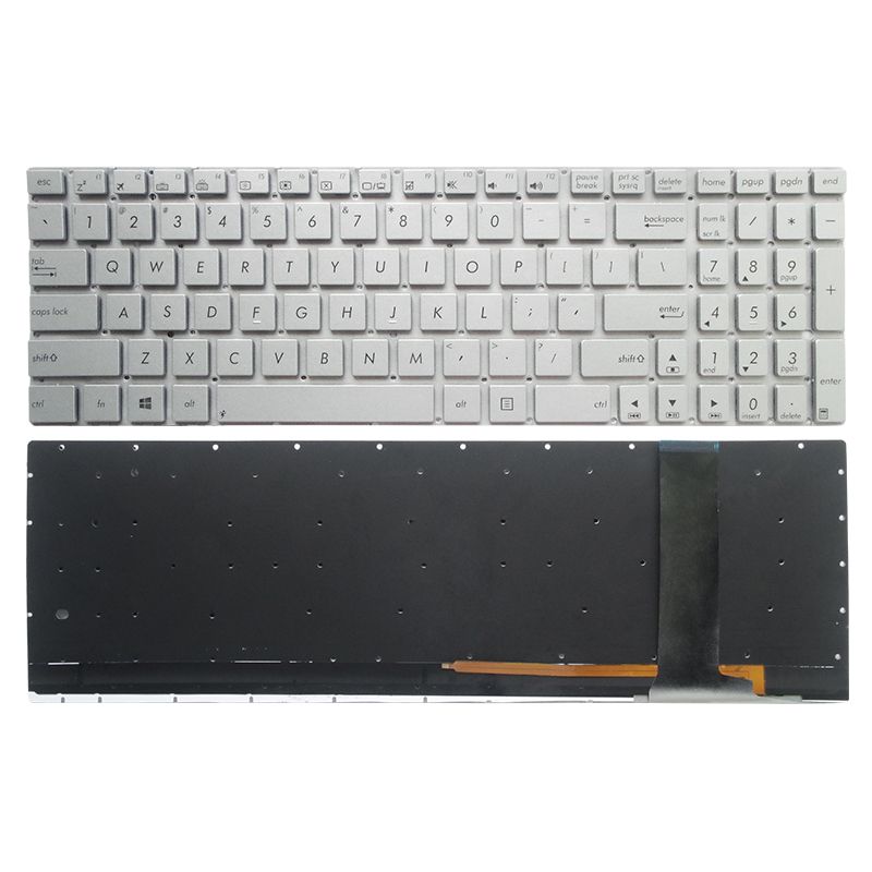 US/Ru Applicable to Asus ASUS N56v/VV U500VZ N76 R500v R505 S550c Keyboard N76v