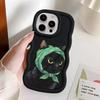 Soft Phone Cover Case for iPhone 16 Pro Max 8 12 13 17 Air 14 15 Plus XR 11 Cartoon Cat