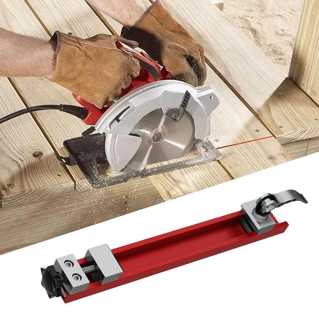 240mm/360mm Circular Guide Adjustable Circular Saw Track Guide Metal Cutting Fixed Ruler Wood Cutting Board Punch Position Tool