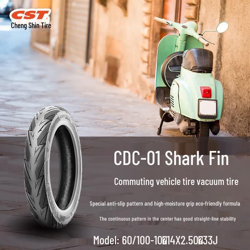 CST CDC-01 Shark Fin Scooter Tubeless Tire