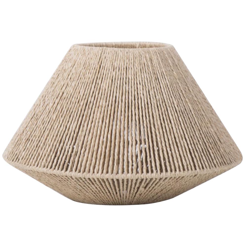 Woven Paper Rope Lamp Shade for Table Lamp Ceiling Fan Light Bulb Cover for Floor Light Lampshade for Bedroom Living Room Decor