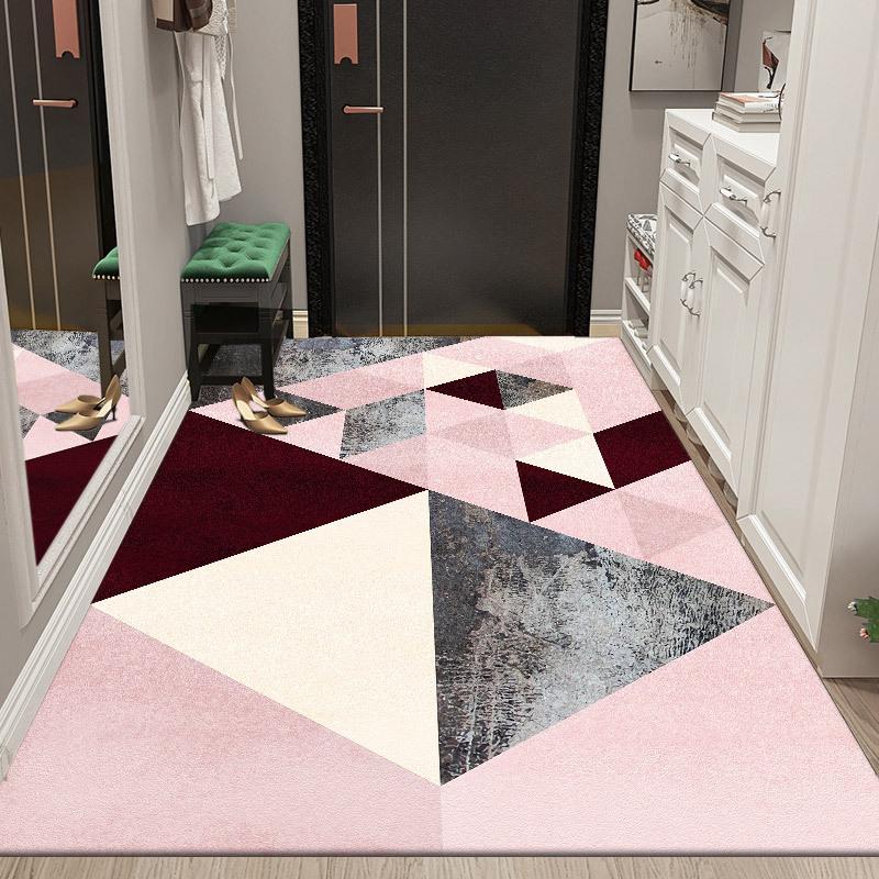 Home Floor Mat Entrance Carpet Bedroom Bedside Easy To Maintain Living Room Bathroom Simple Foot Mat