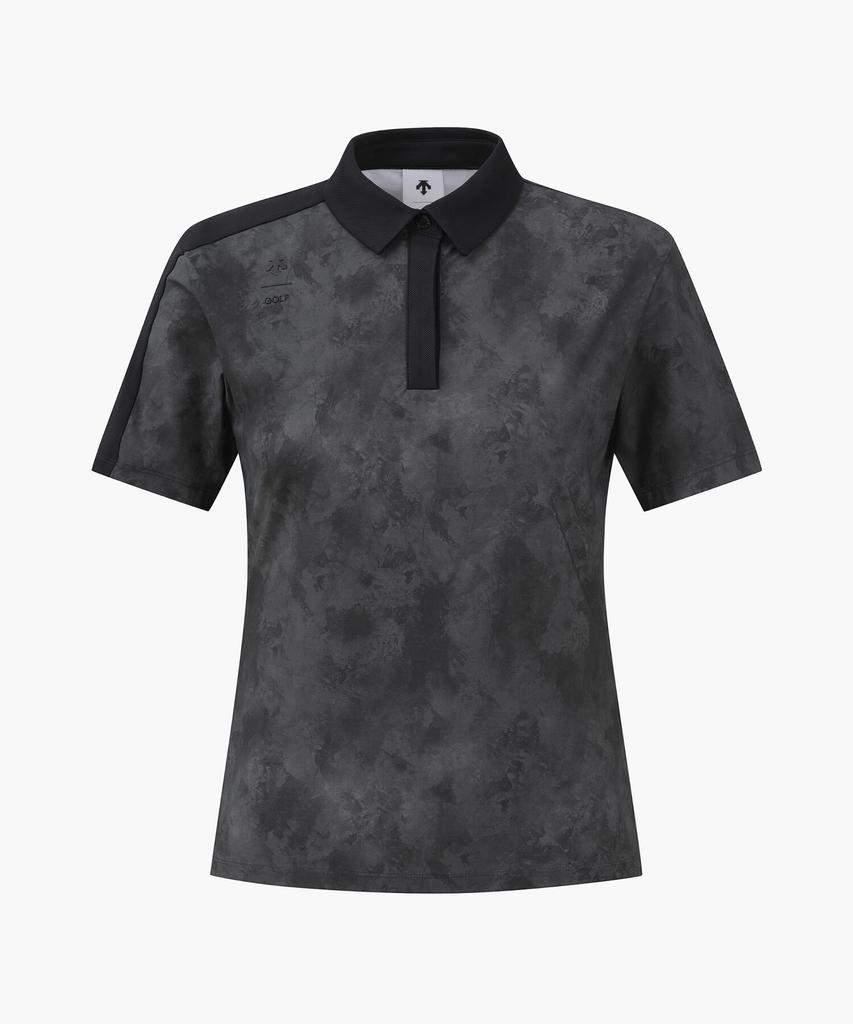 DESCENTE GOLF Women'S All-Over Print Collared T-Shirt (Dq22Wfts63)
