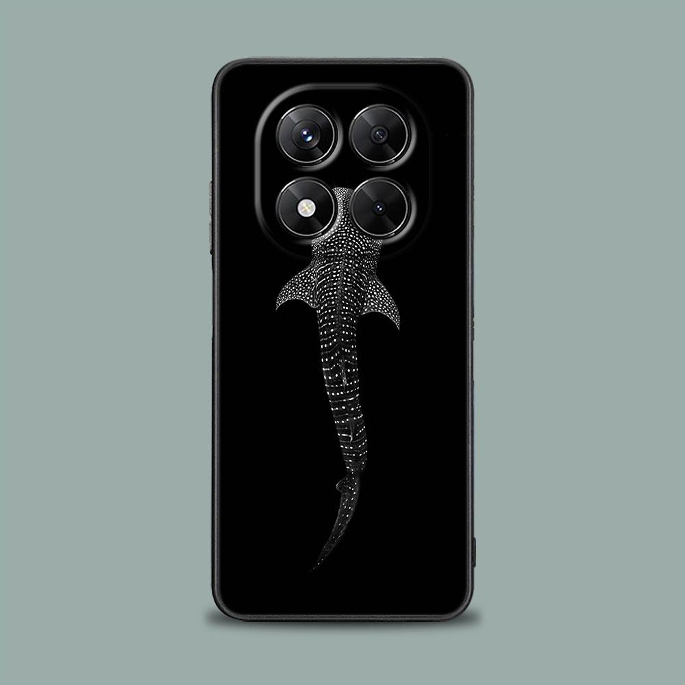 Phone Case for Xiaomi Redmi 15C 14C 12C 13C Redmi Note 15 14 13 12 11 10 Pro Plus 5G 12S Soft Cover Ocean Whale Shark Swimming