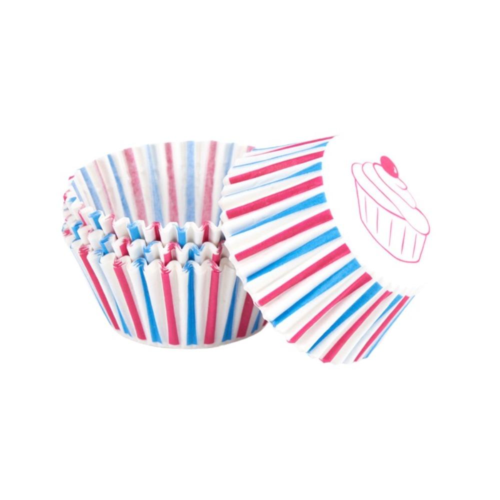 100pcs Colorful Cupcake Liners Greaseproof Paper Standard Size Baking Cups Food Grade Nonstick Molds Muffin Liners
