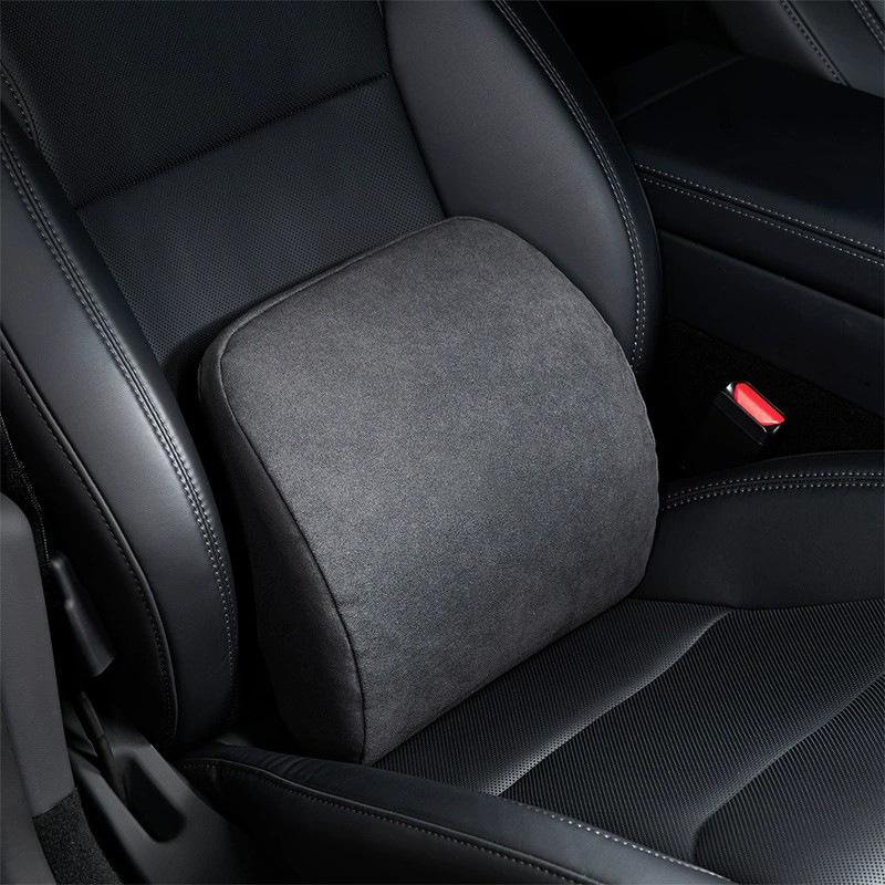 Comfortable Headrest Neck Pillow for Tesla Model 3/Y/3+ Model Y Juniper 2025 Accessories Car Suede Neck Pillow for Traveling