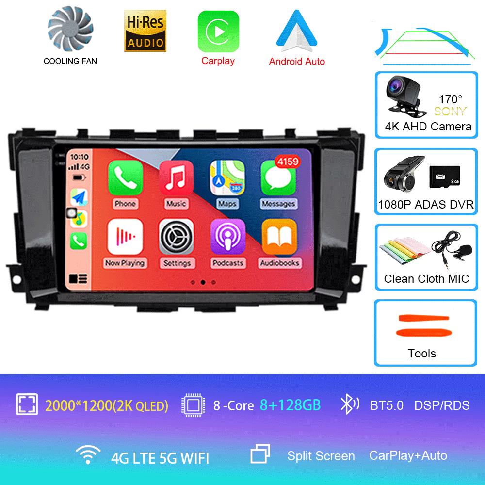For Nissan Teana 3 Altima 5 L33 2013 - 2020 Video Player Navigation GPS Car Radio Multimedia Android 14 WIFI Touch Screen 9 10"