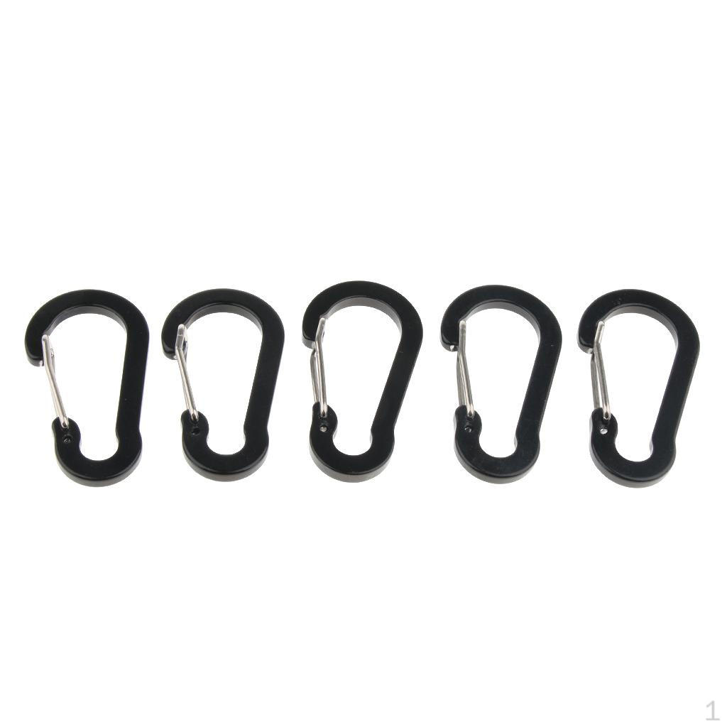 Buy 5pcs Key Chain Buckle Spring Snap Hook Outdoor Clip Water Bottle