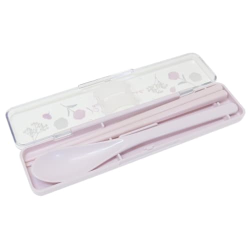 Pochette Bouquet Combination Set Antibacterial Chopsticks & Spoon Set/Pink