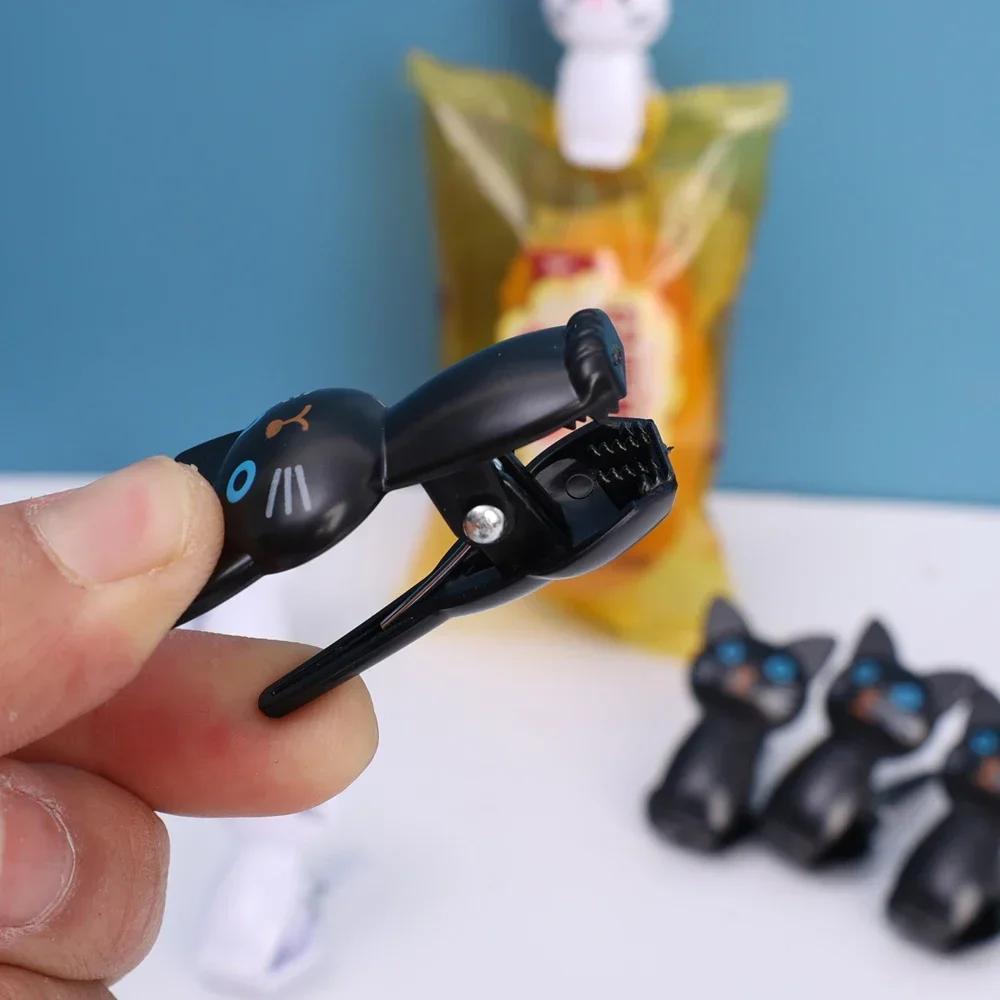 16/2 PEZZI Clip Sigillanti per Alimenti per Gatti Cartoni Animati Plastica Snack Pane Morsetti Sigillanti Mollette per Bucato Appendiabiti Clip per Conservazione Casa Ufficio