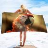 Beach Towel Parrot Oversized Clearance Lightweight Compact Pool Towels, Extra Large Sand Free Super Absorbent Travel Pool Towel
