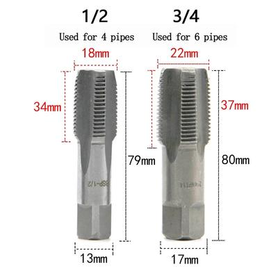 4 Points/6 Points Single Head Faucet Extractor Thread Repair Tap Broken Water Pipe Removal Thread Repair Tool Accessories