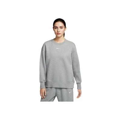 Phnx Flc Os Long Sleeve Crew Neck Sports Sweatshirt Women Sweatshirt Gray FZ4271-063