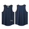 Unisex Solid Color Sleeveless Tank Top - Summer Fitness & Basketball Shirt