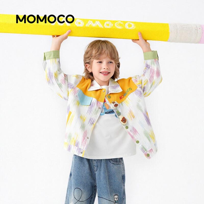 MOMOCO Boys' Casual Color-Block Jacket
