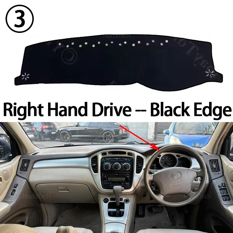 Dashboard Cover Protective Pad for Toyota Highlander XU20 2001-2007 Car Accessories Dash Board Sunshade Anto-UV Carpet