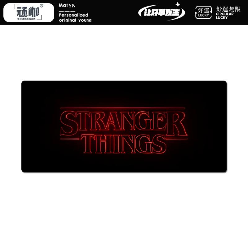 New  Creativity Stranger Things Peripheral High Definition Printing Leather Mouse Pad Large Size Computer Non-slip and Dirty-resistant Keyboard Pad