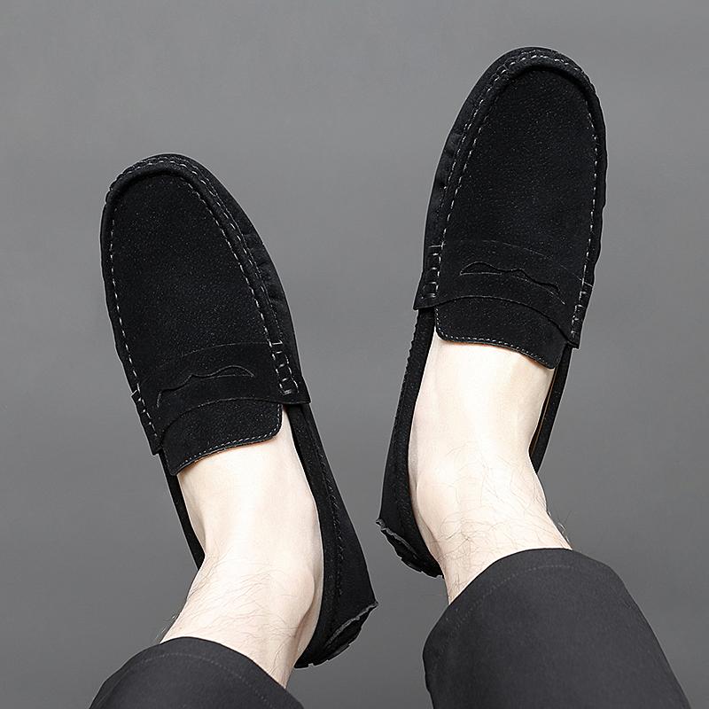 Návrhářská móda Pánské Dámské Řidičské Luxusní Loď Pánské Hráškové Nazouvací Společenské Mokasíny Ležérní Kožené Boty pro Muže Obuv