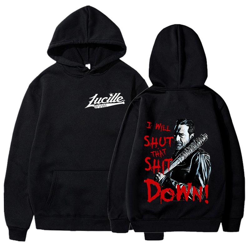 

New Negan-This Is Lucille The Walking Dead Print Hoodies Women Causal Tops Unisex Harajuku Long Sleeve Sweatshirts 3XL