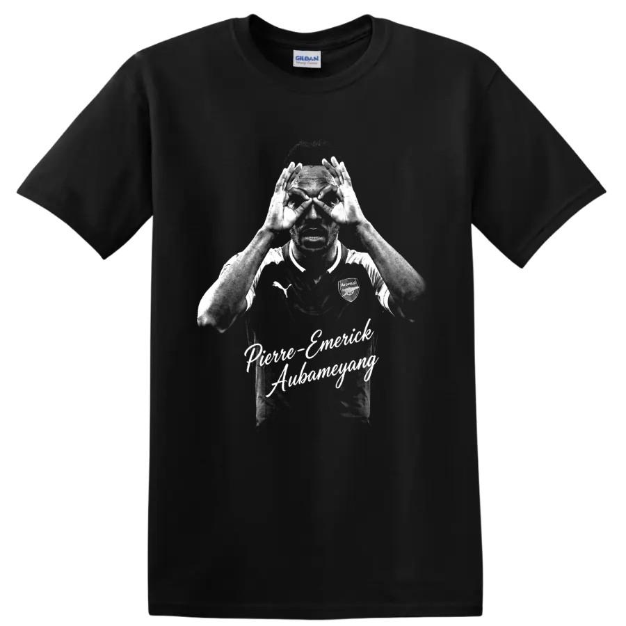 Pierre Emerick Aubameyang Soccer Player Graphic T Shirt Fan Tribute Tee Gift Art