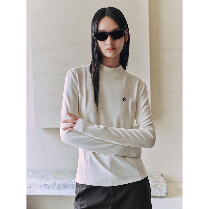 PEACEBIRD Women's Brushed Thermal Slim-Fit Knit Top