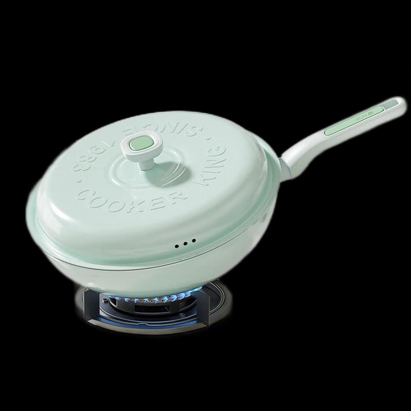 COOKER KING 32cm Non-stick Stir-fry Wok