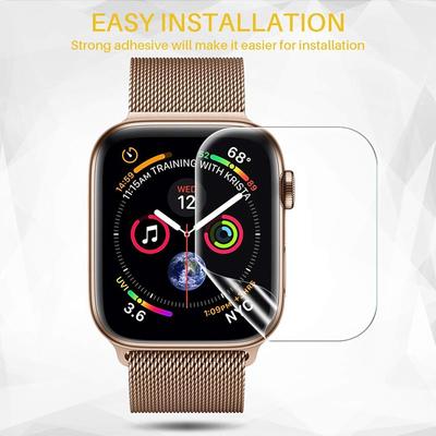 Hydrożelowa folia na cały ekran do iWatch 7 SE 4 5 6 40MM 44MM 41MM 45MM przezroczysta folia do zegarka Apple 3 2 1 38MM 42MM nie hartowane szkło