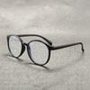 3PCS Round Non-Prescription Reading Glasses - Cute Full Rim PC Frame with Clear Polycarbonate Lenses
