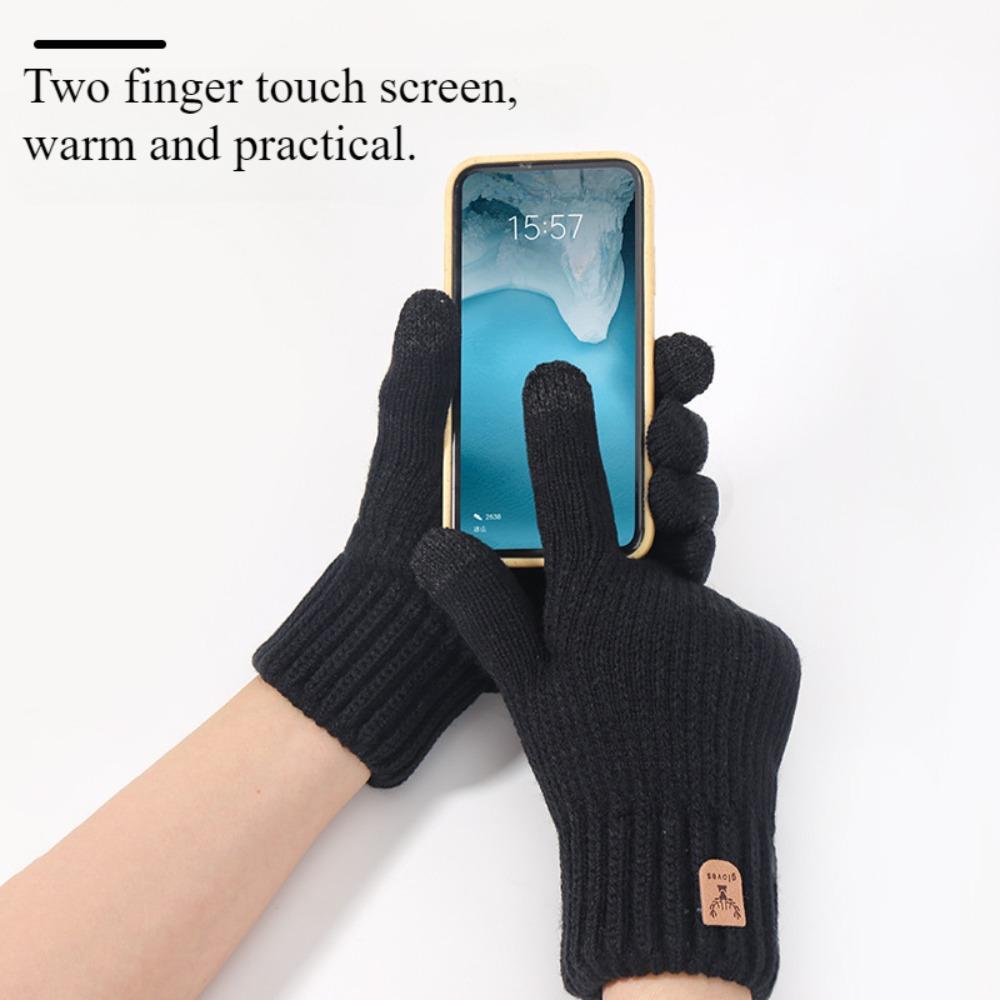 A pair of gloves, winter gloves, outdoor gloves, warm gloves, Christmas gift, Stocking stuffers, Valentine's Day gift, girlfriend gift, couple gift