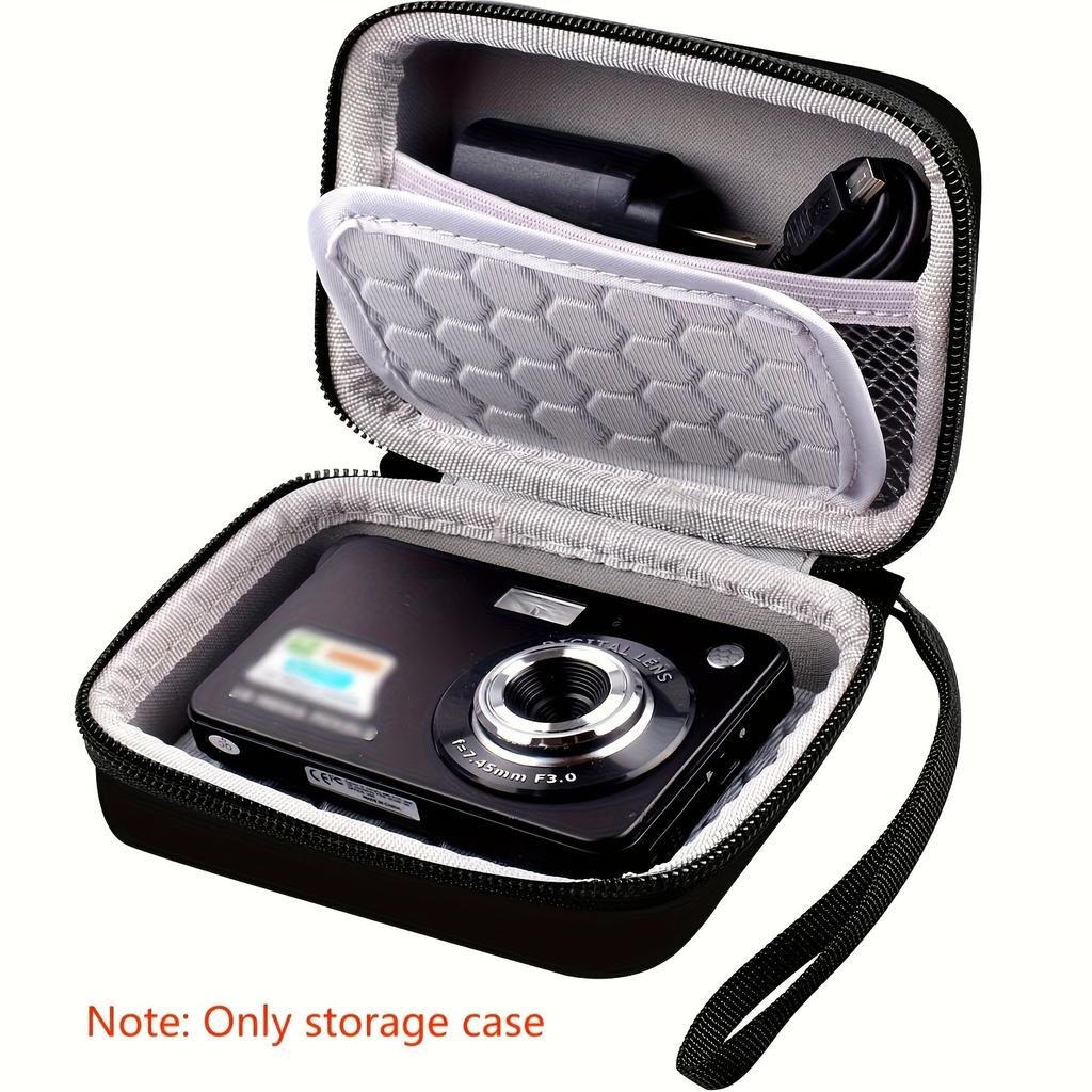 Shockproof EVA Hard Shell Storage Bag for CCD Cameras Anti-Drop Protective Case Compatible with Sony Nikon Digital Cameras