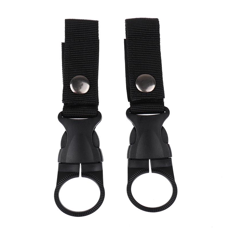 Nylon Webbing Water Bottle Carabiner Belt Outdoor Buckle Hook Holder Tool Clip