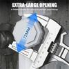 Adjustable Wide Jaw Plumbing , Wide-Opening Short Handle Bathroom For Plumbing Water Pipe Installation Faucet, Ideal For Work In Confined Spaces