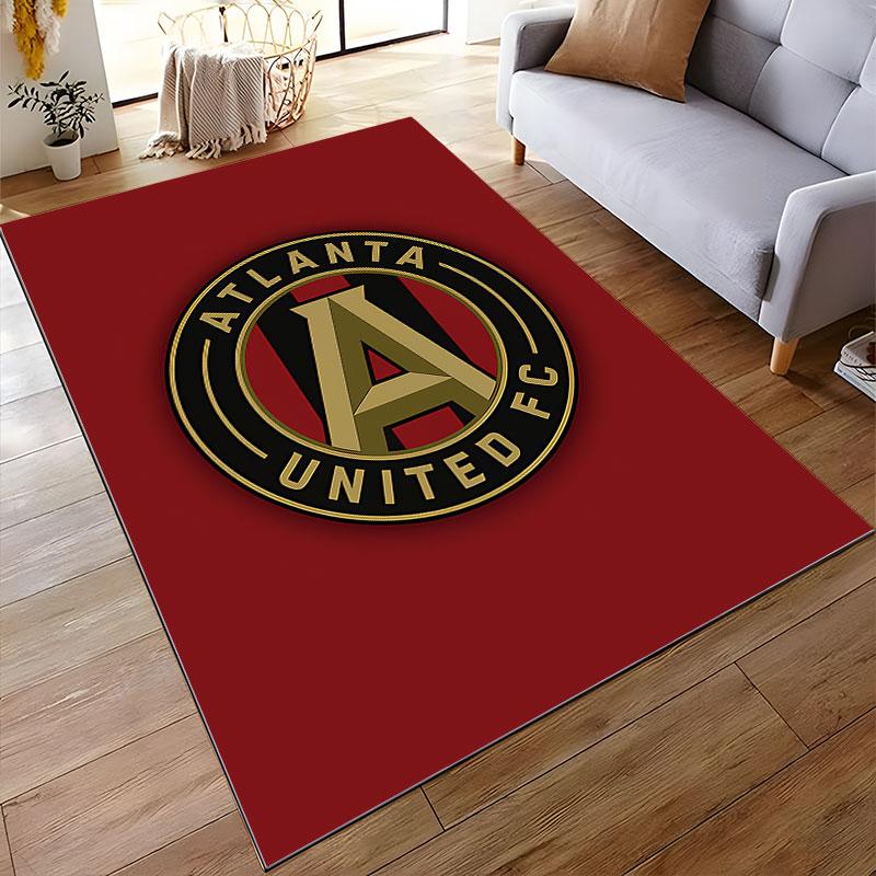 Atlanta United FC Logo Carpet Suitable As a Non-slip Mat for the Living Room or Bedroom Sofa