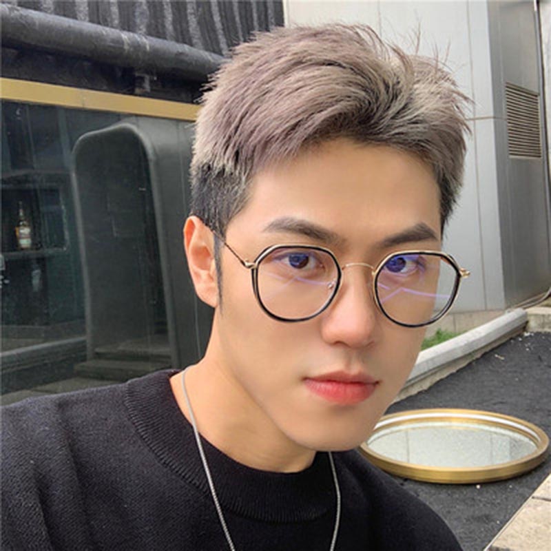 High Quality Metal Round Glasses Women Men Exquisite Luxury Eyewear Go Out Party Shopping Female Male Blue Light Blocking Glasse