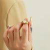 Jewelry Heart Ring Elegant Shell Ring Trendy Finger Ring  Hipster