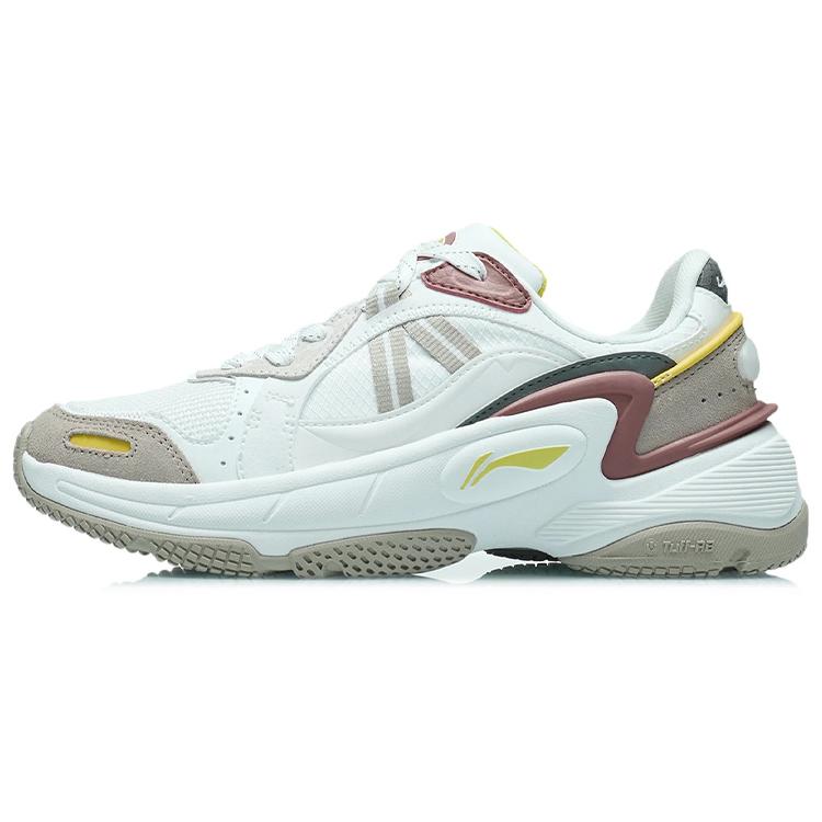 

New LiNing Broken Generation Reflective Support Low-Top Running Shoes Women s Wind Sand Pink AGCR358-4 35.5