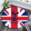 Tottenham Hotspur F.C Pattern Round rug,Carpet Rug for Living Room Bedroom Playroom ,Non-slip Floor Mat,Holiday Gifts and Birthday Gifts.