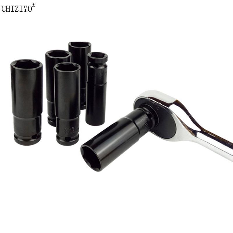 1PC 1/2" Ratchet Electric Wrench Air Gun Sleeve Hexs Socket Head Kit 8~32mm Socket Key 78mm Lenght for Socket Wrench Set Tool