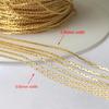 14K Gold Filled Beading Chain Footage Jewelry Snake Chain Making Bracelet Necklace