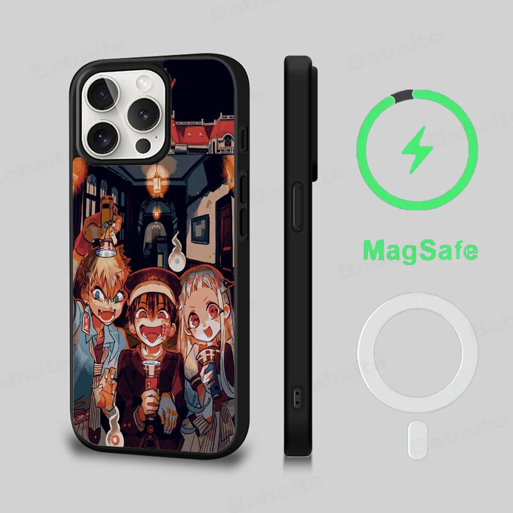 Toilet Bound Hanako Kun Phone Case Magnetic Case For IPhone 16 14 13 12 11 15 Pro Max Plus For Magsafe Wireless Charge Cover