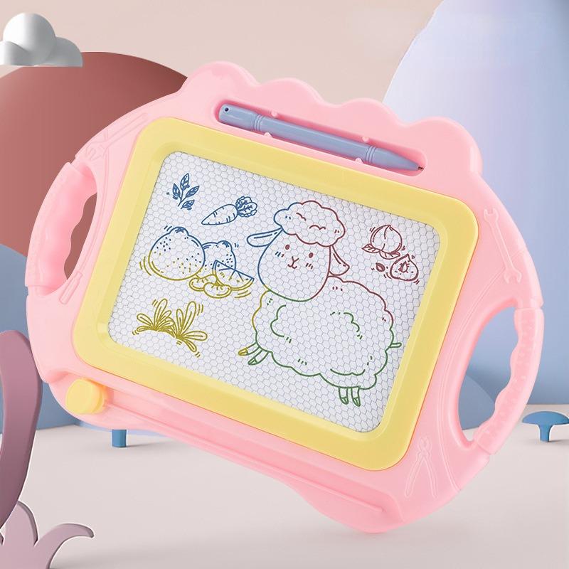 Children s Drawing Board Wiped Magnetic Painting Pad Toy Doodle Boards WordPad Kids Baby Drawing Board Drawing Toys Gift светло-розовый