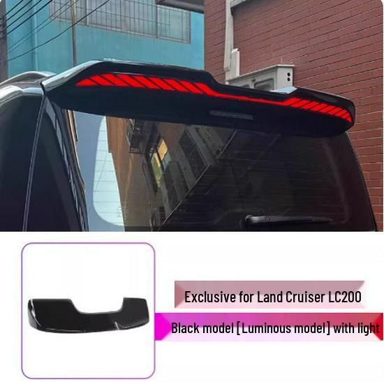 LED Rear Spoiler with Flowing Light for Toyota Land Cruiser LC300 - Wind Deflector Middle Wing Modification