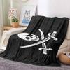 Pirate Banner Pirate Print soft Blanket Flannel Decoration  for sofas bedrooms air-conditioned rooms Gifts for kids and friends