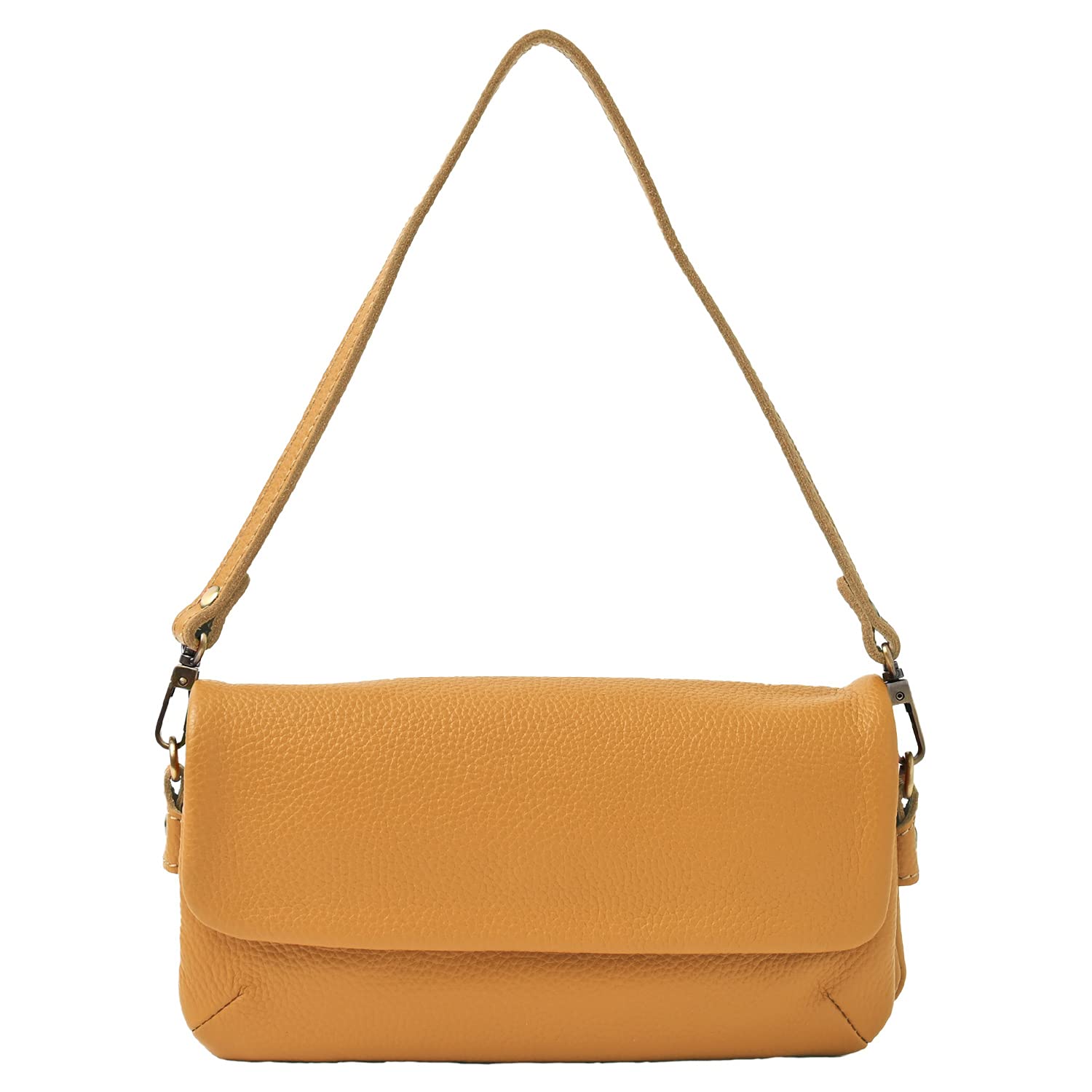 

Сумка через плечо из натуральной кожи 3WAY Wallet Pochette Elise Plus Camel [Notre Favorie] женская верблюд