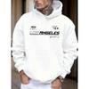 Printed Daily Versatile Comfortable Hoodie Men's Loose Simple Hoodies Sweatshirts Men’s