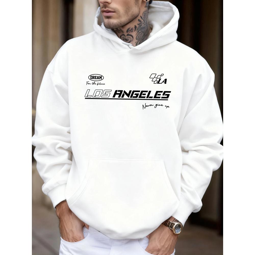 Printed Daily Versatile Comfortable Hoodie Men's Loose Simple Hoodies Sweatshirts Men’s